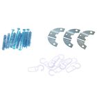 Карниз двухрядный 300 см, d=1.6 см «Фэшн», цвет глянцевое серебро - Фото 2