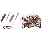 Карниз двухрядный, «Деревянный элемент», 280 см, d=2,8 см, цвет орех - Фото 2