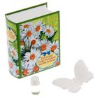 Подарочный набор в книге-шкатулке "Больше счастливых моментов": аромасаше из гипса и эссенция, цветочный аромат - Фото 1