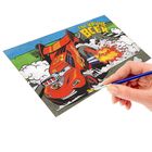 Раскраска по номерам красками "Ты круче всех", Тачки (краски 6цв., кисть, наклейки), 21*30 см - Фото 1