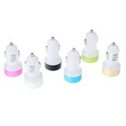 Автомобильное зарядное устройство LuazON UC-4, 2 USB, 2.1/1 А, МИКС - Фото 1