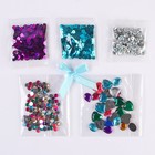 Аппликация пайетками для детей «Холодное сердце», набор для творчества, А4 - Фото 3