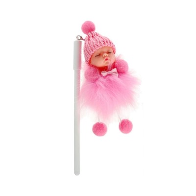 Ручка гелевая-прикол Calligrata «Пупс в шапочке», МИКС (штрихкод на штуке)