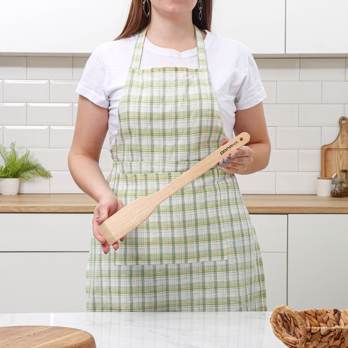 Лопатка деревянная Доляна, берёзовая, 40 см - Фото 1