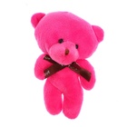 Мягкая игрушка «Медведь», с бантом, 11 см, цвет МИКС - Фото 6