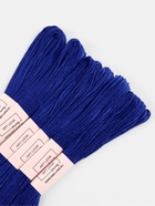 Нитки мулине №820, 8±1 м, набор 6 шт., тёмно-синие - Фото 2