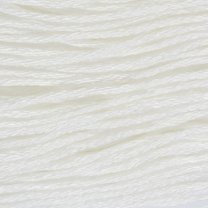 Нитки мулине «Blanc», 8 ± 1 м, цвет белый - Фото 1