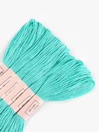 Нитки мулине №959, 8±1 м, набор 6 шт., бирюзовый - Фото 2