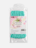 Нитки мулине №959, 8±1 м, набор 6 шт., бирюзовый - Фото 4