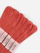 Нитки мулине №3712, 8±1 м, набор 6 шт., тёмно-оранжевый - Фото 2