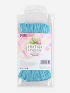 Нитки мулине №3766, 8±1 м, набор 6 шт., голубой - Фото 4
