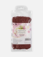 Нитки мулине №3858, 8±1 м, набор 6 шт., коричневый - Фото 5