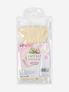 Нитки мулине №ECRU, 8±1 м, набор 6 шт., экрю - Фото 5