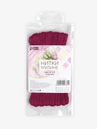 Нитки мулине №915, 8±1 м, набор 6 шт., тёмно-розовые - Фото 4