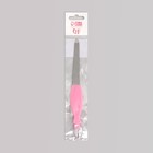 Пилка-триммер металлическая для ногтей, фигурная ручка, с защитным колпачком, 17 см, цвет МИКС - фото 8634191