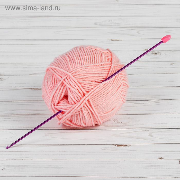 Крючок для вязания тунисский, d=4мм, 36см - Фото 1