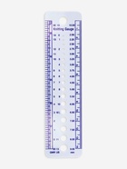 Линейка для определения размера спиц для вязания, 14 см - Фото 2