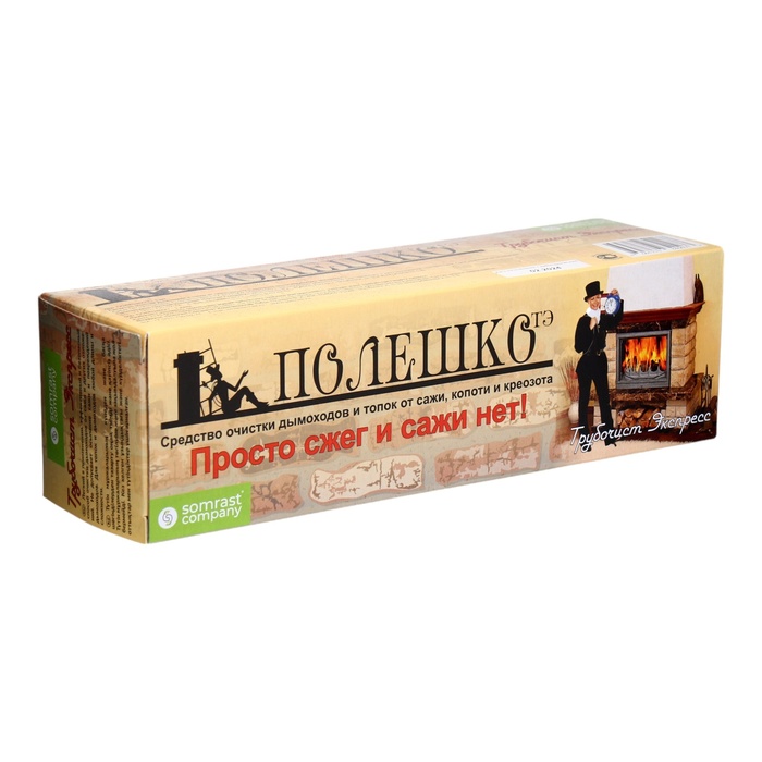 Средство для очистки дымоходов от сажи «Трубочист экспресс», полешко, 1 шт. - Фото 1