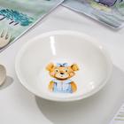 Салатник 270 мл, d=13,5 см, h=4,5 см "Медвежата" , рисунок МИКС - Фото 1