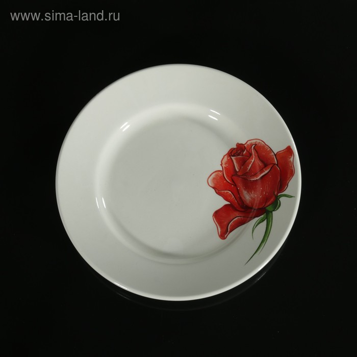 Тарелка мелкая 17,5 см «Розы-5» - Фото 1