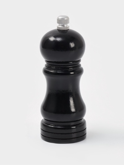 Мельница для специй Доляна «Дуновение леса», 12×4.3 см, керамический механизм, чёрная