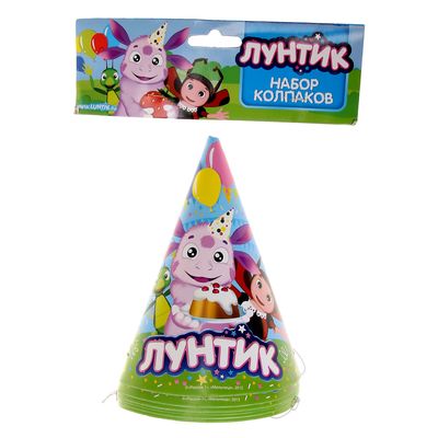 Набор колпаков "Лунтик" (набор 6 шт) 187795