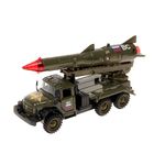Машина металлическая ЗИЛ-131 «Ракета вооруженные силы», световые и звуковые эффекты - Фото 2
