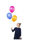 Воздушные шары латексные 14" «С днём рождения! Звёзды», 25 шт., пастель, МИКС - Фото 3