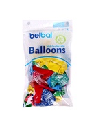 Воздушные шары латексные 14" «С днём рождения! Звёзды», 25 шт., пастель, МИКС - Фото 4