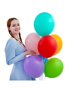 Воздушные шары латексные 14", пастель, 50 шт., МИКС - Фото 4