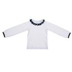 Блузка для девочки, рост 116 см, цвет белый К-019/2 - Фото 1
