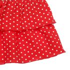 Платье для девочки, рост 110 см, цвет красный/черный Р-009 - Фото 4