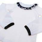Блузка для девочки, рост 110 см, цвет белый (арт. К-019/2) - Фото 2