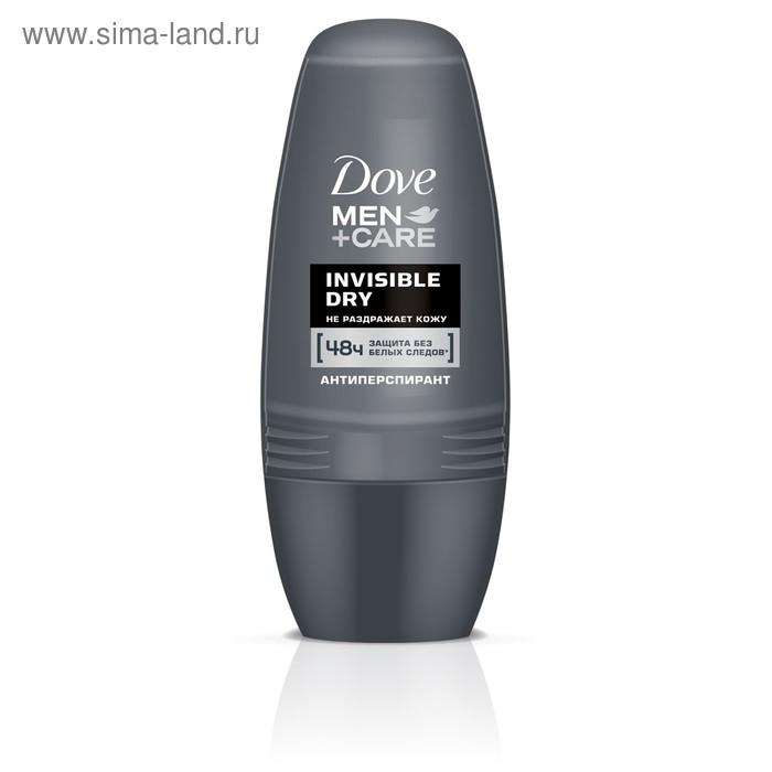 Антиперспирант Dove Men + Care Invisible Dry «Защита без белых следов», ролик, 50 мл - Фото 1