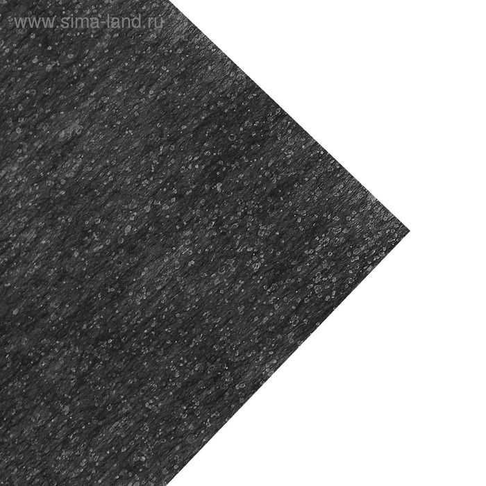 Флизелин клеевой сплошной, 30г/кв.м, 50х100см, цвет черный