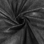 Флизелин клеевой сплошной, 30г/кв.м, 100х100см, цвет чёрный - Фото 2