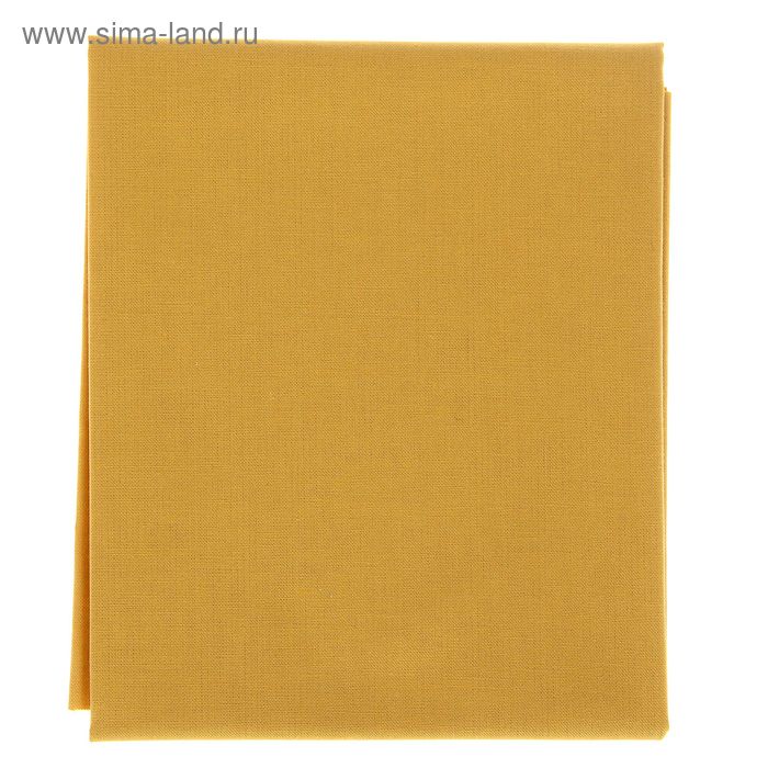 Ткань для пэчворка Kona Cotton, 50х55см, 122±5г/кв.м, HONEY, цвет медовый - Фото 1