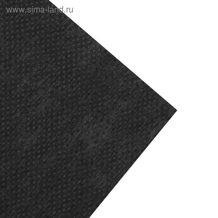 Флизелин клеевой точечный, 42,5г/кв.м, 50х100см, цвет чёрный
