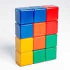 Набор цветных кубиков, 6 × 6 см, 12 штук - Фото 3