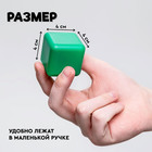 Кубики детские, пластиковые, цветные, 16 штук, 4×4 см - Фото 2