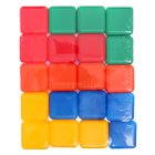 Кубики детские, пластиковые, цветные, 20 штук, 4×4 см - Фото 18
