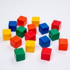 Набор цветных кубиков,16 штук 6 × 6 см - Фото 2