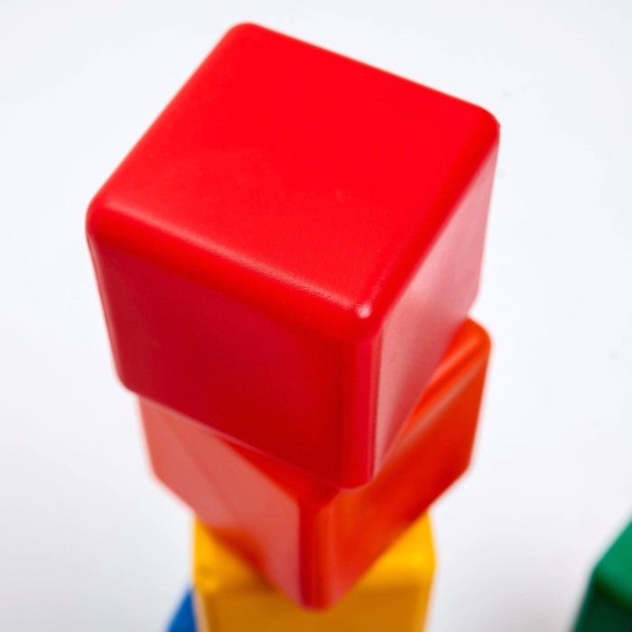 Набор цветных кубиков,16 штук 6 × 6 см - фото 1899482681