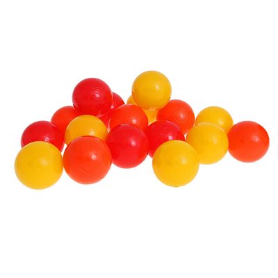 Шарики для сухого бассейна с рисунком, d=7,5 см, 60 штук, разноцветные