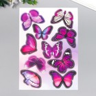 Наклейки Decoretto "Бабочки Ультрафиолет" 25х35 см - Фото 3