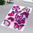 Наклейки Decoretto "Бабочки Ультрафиолет" 25х35 см - Фото 4