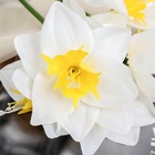 Цветы искусственные «Нарцисс», h=60 см, белые - Фото 7