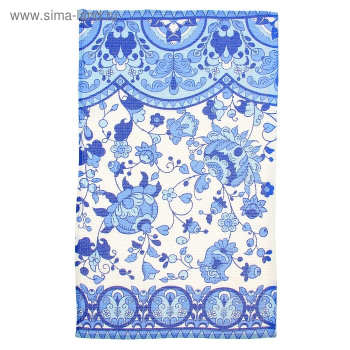 Полотенце вафельное Новгородский мотив (вид 2) 34*64 см,100% хлопок 160 гр/м - Фото 1