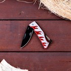 Нож перочинный «Огненный», 16.5 см, лезвие 7 см, крепление-петля - Фото 2