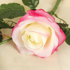 Цветы искусственные "Уральская роза" бело-розовая 45 см - Фото 2